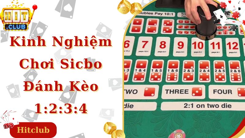 Kinh nghiệm chơi sicbo áp dụng công thức đánh kèo 1:2:3:4